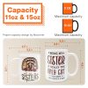 Sister - Here's A Mug - Personalized Mug - Christmas, New Year, Loving Gift For Sistas, Sister, Besties, Best Friends, Soul Sisters