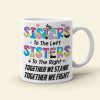 Sister To The Left, Gift For Sisters, Personalized Mug, Sister Together Coffee Mug 01HTTI240623TM