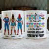 Sister To The Left, Gift For Sisters, Personalized Mug, Sister Together Coffee Mug 01HTTI240623TM