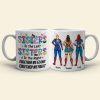 Sister To The Left, Gift For Sisters, Personalized Mug, Sister Together Coffee Mug 01HTTI240623TM