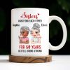 Sisters Annoying Each Other & Still Going Strong - Personalized Custom Coffee Mug - FAM769_MG