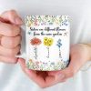 Sisters Are Different Flowers From The Same Garden - Bestie Personalized Custom 3D Inflated Effect Printed Mug - Christmas Gift For Best Friends, BFF, Sisters