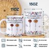 Sisters Are Different Flowers From The Same Garden Birth Flowers - 3D Inflated Effect Printed Mug, Personalized White Edge-to-Edge Mug