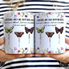 Sisters Are Like Butterflies - Personalized White Edge-to-Edge Mug Sisters Are Like Butterflies - Personalized White Edge-to-Edge Mug