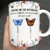Sisters Are Like Butterflies - Personalized White Edge-to-Edge Mug Sisters Are Like Butterflies - Personalized White Edge-to-Edge Mug