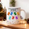 Sisters Are Like Different Butterflies - Personalized Mug - Heartwarming Christmas Gift For Sisters, Besties