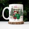 Sisters Because Of You I Laugh A Little Harder Cry - Christmas Gift For Sisters - Personalized Custom Mug