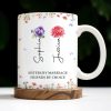 Sisters By Marriage Friends By Choice With Floral Design - Personalized Custom Coffee Mug - BST182_MG