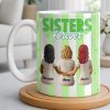 Sisters Forever Hearts And Love Design - Personalized Custom Coffee Mug - BST533_MG