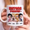 Sisters Forever Personalized Besties Coffee Mug 05NADT260723HH