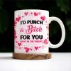 Sisters Forever Punch For You Right in The Throat Mug - Personalized Custom Coffee Mug - BST145_MG
