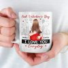 Sit On My Face I Mean I Love You - Couple Personalized Custom Mug - Valentine Gift For Husband Wife, Anniversary