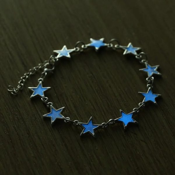 Six-colour Glass Luminous Bracelet