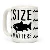 Size Matters Fishing Coffee Mug