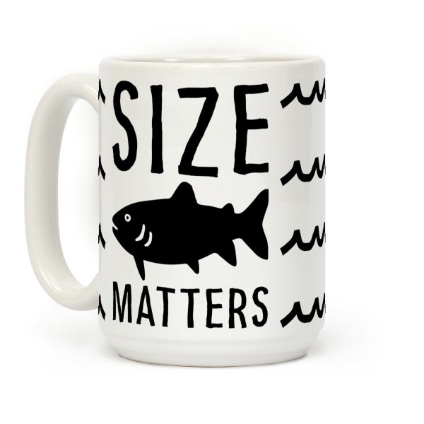 Size Matters Fishing Coffee Mug