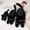 Sleeping Black Cat Plush