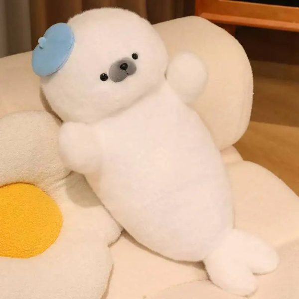 Sleeping Seal Plush Pillow Doll
