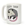 Sleepy Trash Opossum Coffee Mug