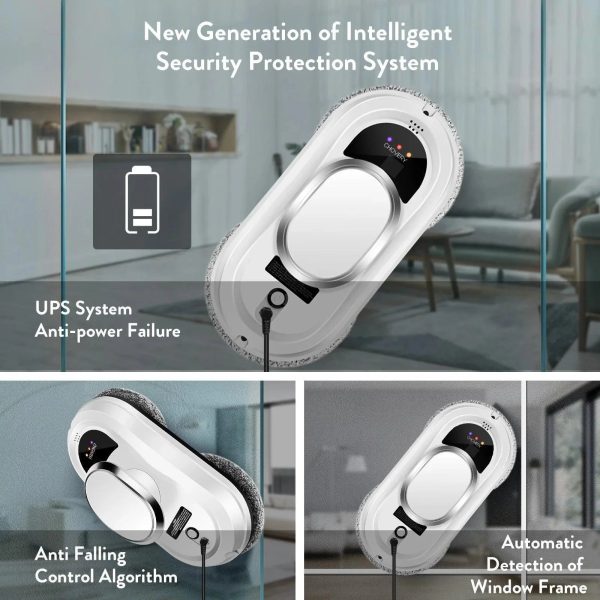 Smart Robot Window Cleaner With Water Spray