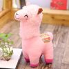 Smile Alpaca Plush Toy 25cm Soft Stuffed Llama for Kids and Home Decor