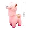 Smile Alpaca Plush Toy 25cm Soft Stuffed Llama for Kids and Home Decor
