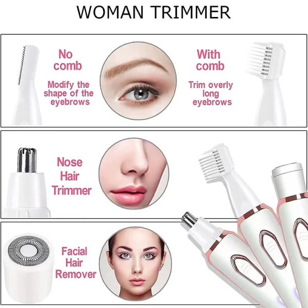 Smooth Silk 2-In-1 Epilator And Razor Combo Painless Hair Removal
