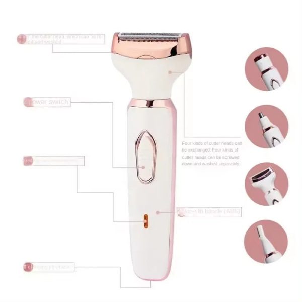 Smooth Silk 2-In-1 Epilator And Razor Combo Painless Hair Removal