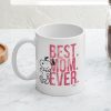 Snoopy Best Mom Ever Ceramic Coffee Mug, Cute Gift for Mom, Mothers Day Birthday Christmas Gift for Mother from Daughter Son Kids