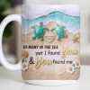 So Many In The Sea, Turtles And Waves Coffee Mug Design - Personalized Custom Coffee Mug - CPL1359_MG