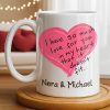 So Much Love In My Heart That It Doesn't Fit - Personalized Custom Coffee Mug - CPL1315_MG