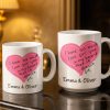 So Much Love In My Heart That It Doesn't Fit - Personalized Custom Coffee Mug - CPL1315_MG