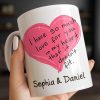 So Much Love In My Heart That It Doesn't Fit - Personalized Custom Coffee Mug - CPL1315_MG