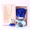 Soap Rose Bouquet with Teddy Bear Gift Box
