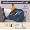 Sofa Armrest Tray With Cup Holder Spill-Proof Sofa Coaster