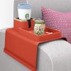 Sofa Armrest Tray With Cup Holder Spill-Proof Sofa Coaster