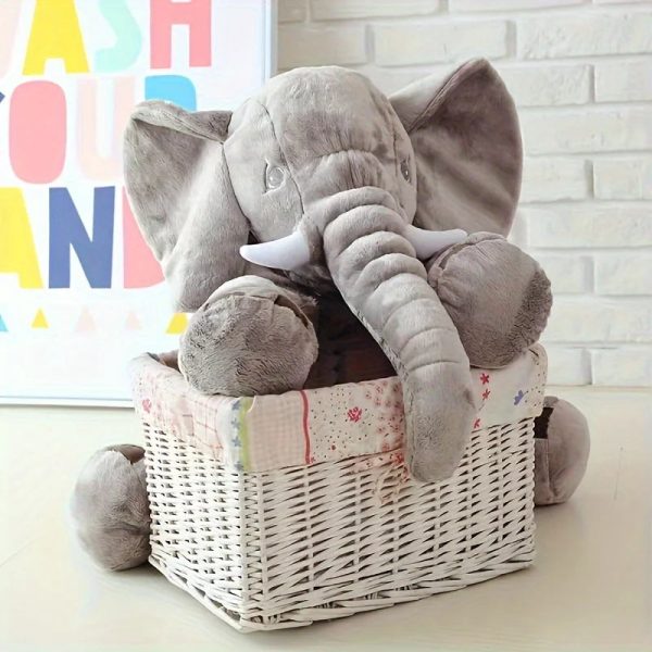 Soft 40cm Elephant Plush Toy - Adorable Baby Pillow & Gift for Kids