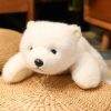 Soft Animal Plush Throw Pillow Polar Bear Brown Bear Panda for Home Decor