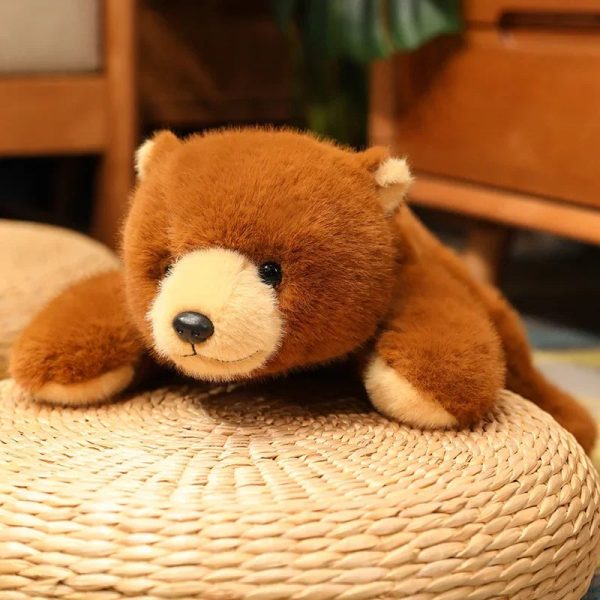 Soft Animal Plush Throw Pillow Polar Bear Brown Bear Panda for Home Decor