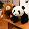 Soft Animal Plush Throw Pillow Polar Bear Brown Bear Panda for Home Decor