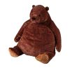 Soft Brown Teddy Bear Plush Pillow 40cm