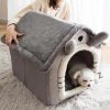 Soft Dog Bed Enclosed Winter House
