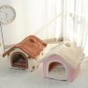 Soft Dog Bed Enclosed Winter House