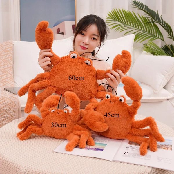 Soft Jellycat Crab Plush Doll - Adorable Gift for Kids & Collectors!