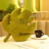 Soft Leaf Plush Pillow Decorative Cushion