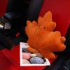 Soft Leaf Plush Pillow Decorative Cushion