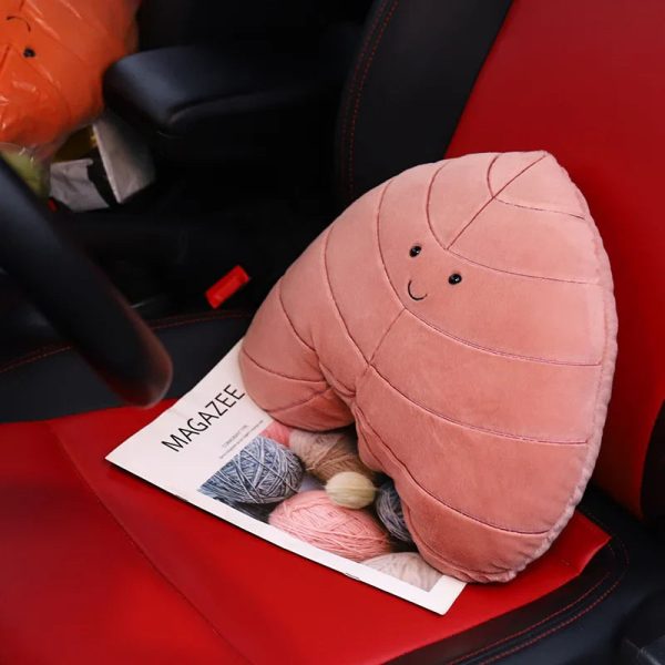 Soft Leaf Plush Pillow Decorative Cushion