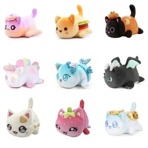 Soft Meemeow Donut Cat Plush