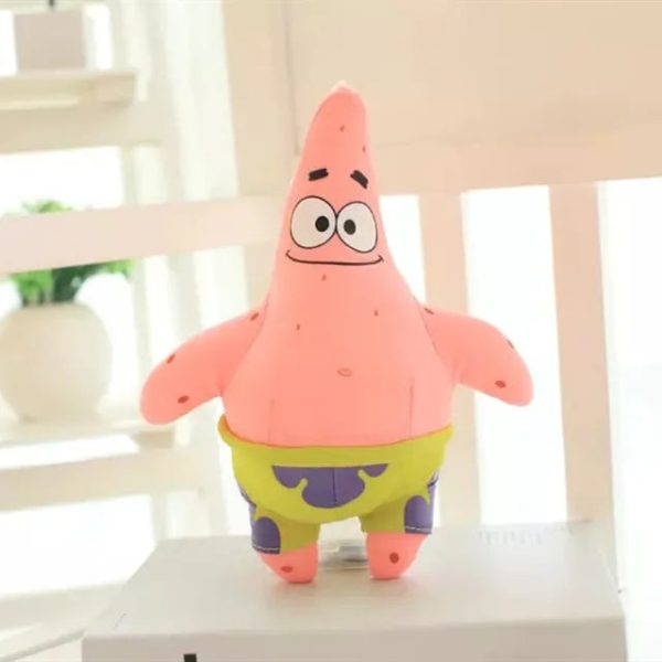 Soft Patrick Star Plush Toy - Adorable Cartoon Doll for Kids' Gifts