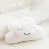 Soft Plush Cloud & Star Raindrop Pillow - Cozy Kids' Room Decor