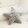 Soft Plush Cloud & Star Raindrop Pillow - Cozy Kids' Room Decor
